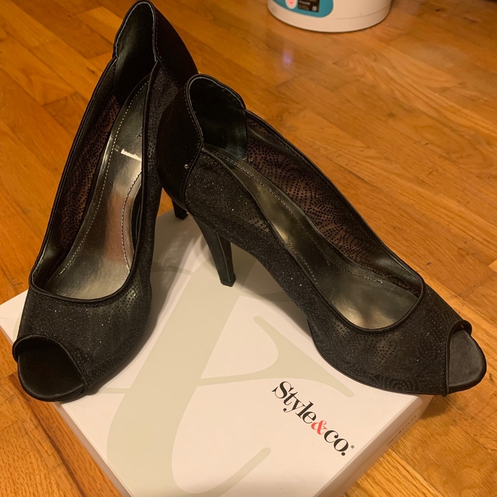 Black high heels